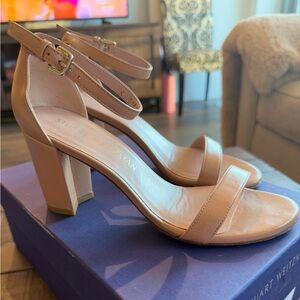 Stuart Weitzman Nearlynude Bambina Nappa size 5.5